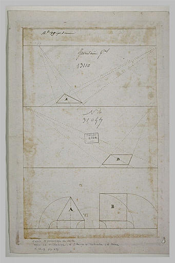 Etudes perspectives de figures géométriques