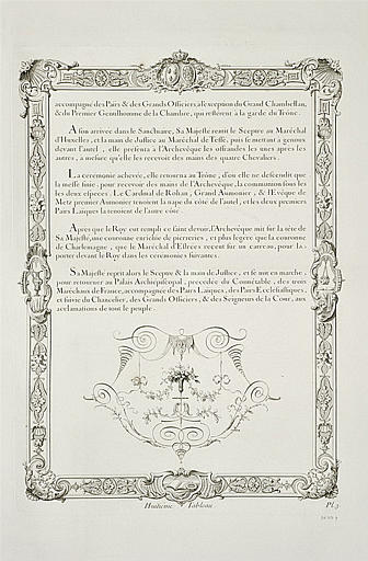 Description du tableau de la Cérémonie des offrandes : suite du texte gravé