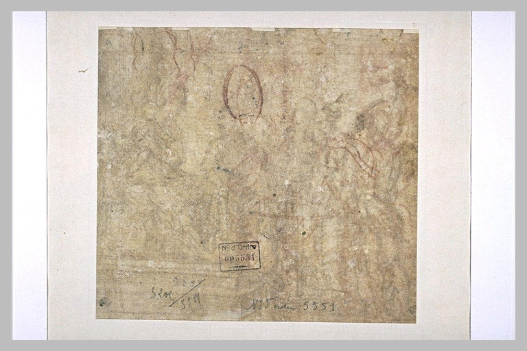 Esquisse d'un profil d'une femme et autres croquis