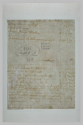 Texte manuscrit