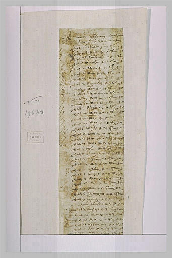 Liste manuscrite