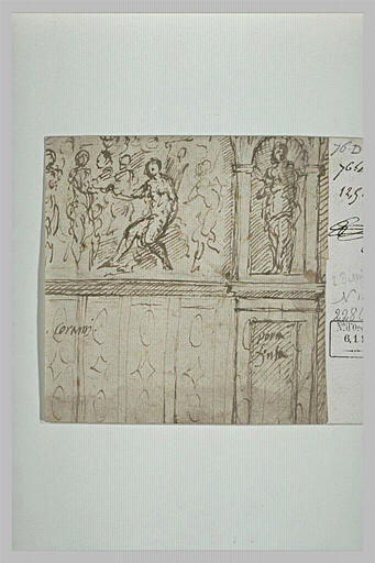 Fragment de décoration de chapelle