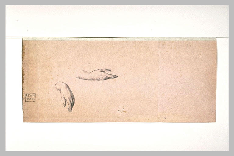 Deux études de mains