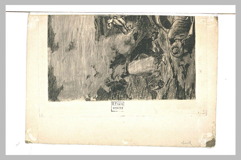 Fragment d'eau-forte