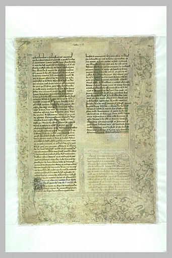 Page enluminée