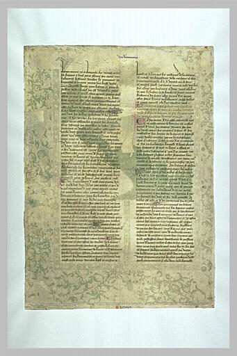 Page enluminée