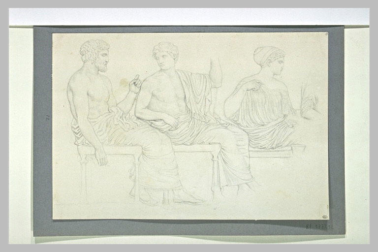 Athènes, l'Acropole : frise du Parthénon, côté est