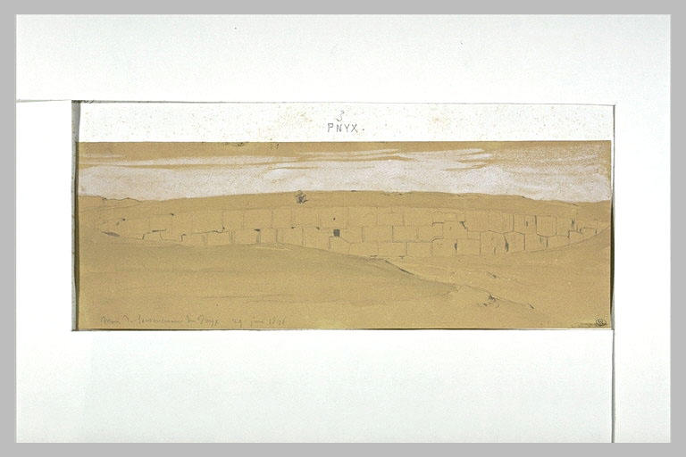 Athènes, murs de soutènement de la Pnyx