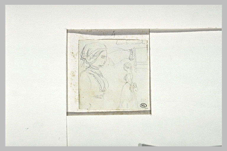 Silhouettes de personnages féminins en costume traditionnel