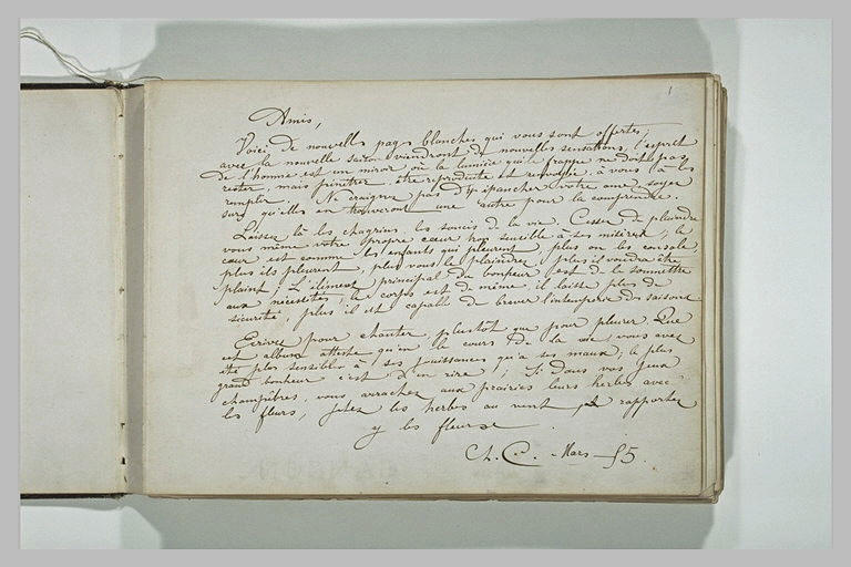 Sans date, sans lieu, à ses amis, Fantin-Latour, Ottin, Solon, Legros,...