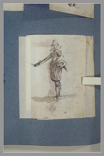Un soldat debout (folio renversé)