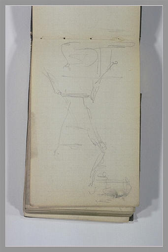 Vue d'un village (?)