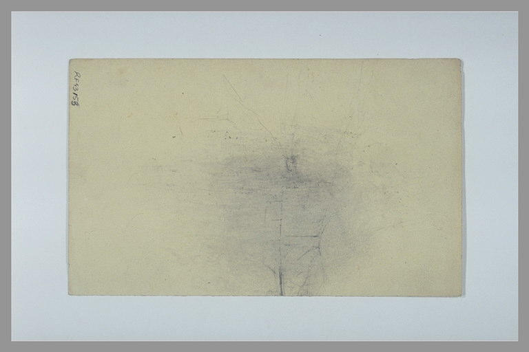 Croquis indéterminé gommé (?)