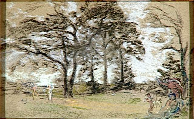 Paysage avec scène antique