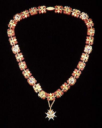 Collier de chevalier de l'Ordre du Saint-Esprit