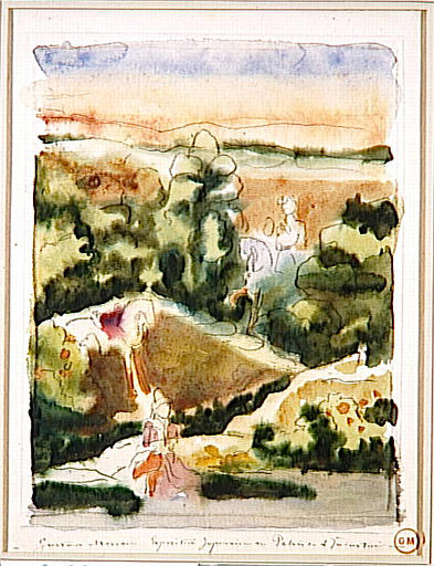 Copie d'une miniature moghole au Musée oriental en 1869