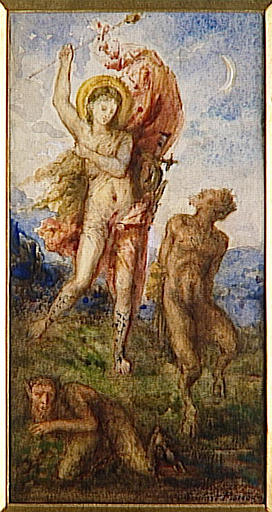 Apollon et satyres