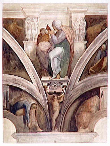 Copie d'après Michel-Ange : Sibylle de Perse (chapelle Sixtine, Vatican)