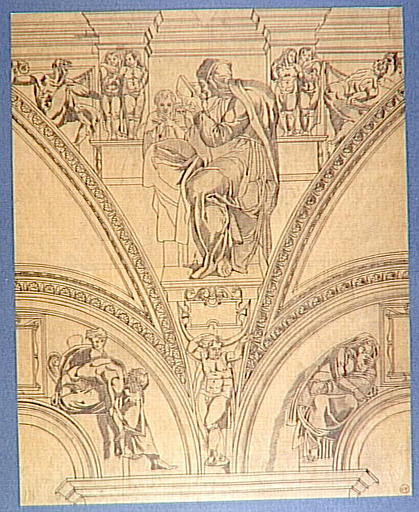 Copie d'après Michel-Ange : Sibylle de Perse (chapelle Sixtine, Vatican)