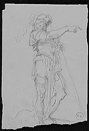 Etude d'homme debout