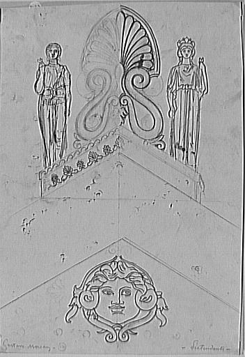 Étude pour Les Prétendants