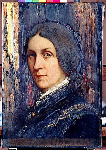 Portrait de sa mère Pauline Moreau