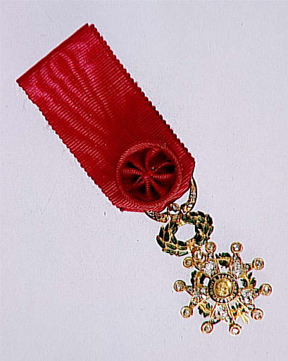 Médaille d'officier de la légion d'honneur de Gustave Moreau