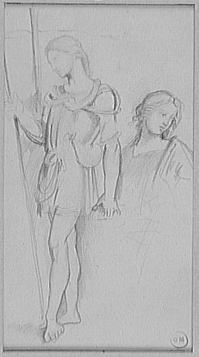 Copie d'après une peinture de l'école ombrienne (détail)