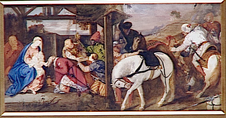 Copie d'après Titien : Adoration des mages de la Brera
