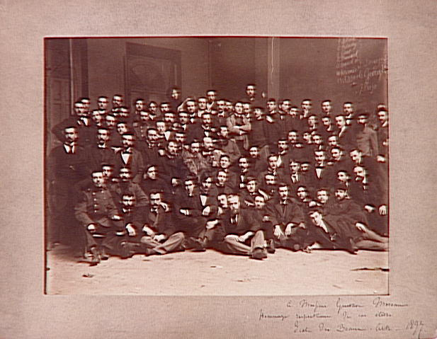 L'Atelier de Gustave Moreau à l'Ecole des Beaux-Arts en décembre 1897