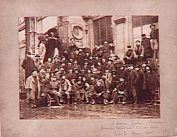 L'Atelier de Gustave Moreau à l'Ecole des Beaux-Arts en décembre 1897