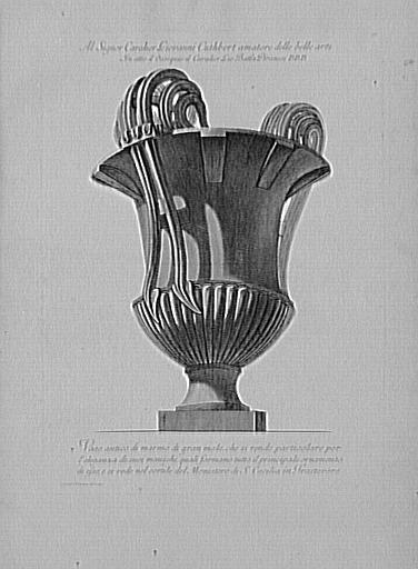 Recueil de gravures : Vases, candélabres, cippes