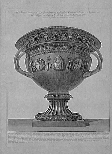 Recueil de gravures : Vases, candélabres, cippes