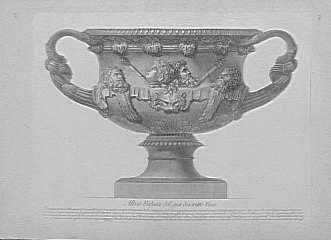 Recueil de gravures : Vases, candélabres, cippes