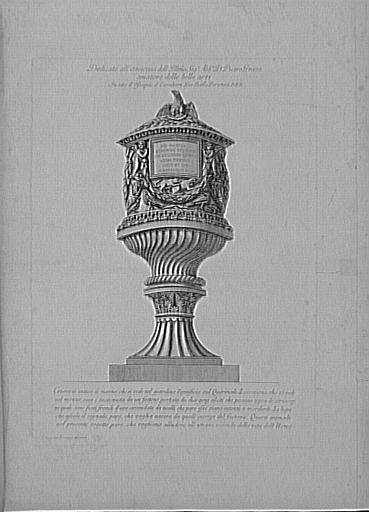 Recueil de gravures : Vases, candélabres, cippes