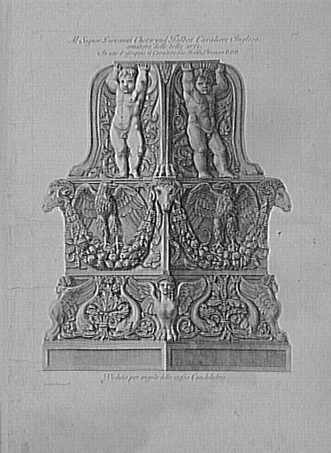 Recueil de gravures : Vases, candélabres, cippes