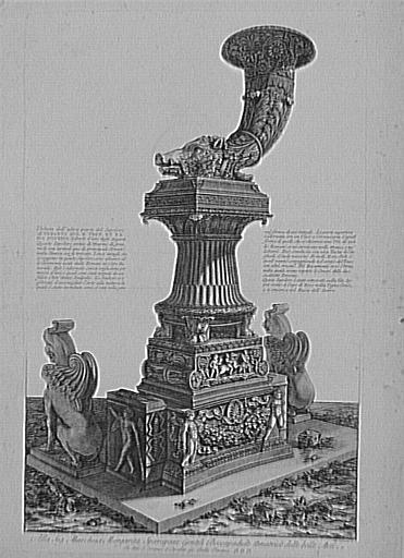 Recueil de gravures : Vases, candélabres, cippes