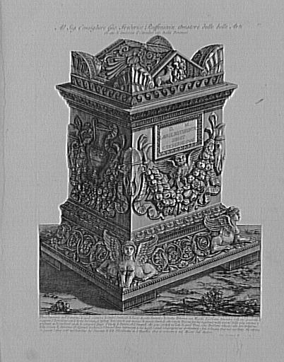 Recueil de gravures : Vases, candélabres, cippes