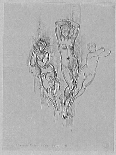 Trois études de femme nue pour Galatée