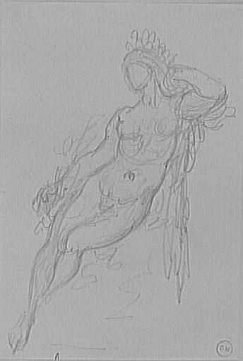 Étude de femme nue pour Galatée