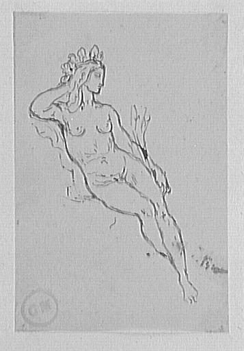 Étude de femme nue pour Galatée