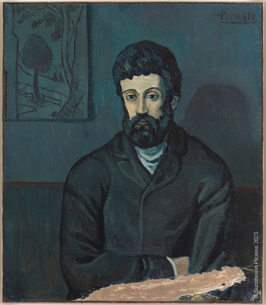Portrait d'homme ; Homme en bleu (Z. ; D.B.R. ; P.i.F. ; T.l.o.p.) (Autre titre)