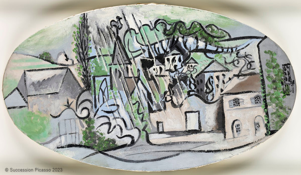 Boisgeloup sous la pluie