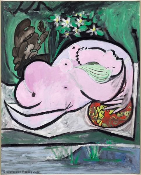 Nu dans un jardin