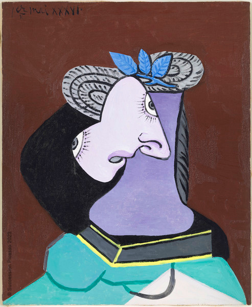 Le Chapeau de paille au feuillage bleu