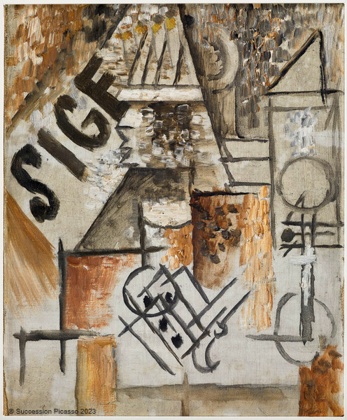 Journal, porte-allumettes, pipe et verre