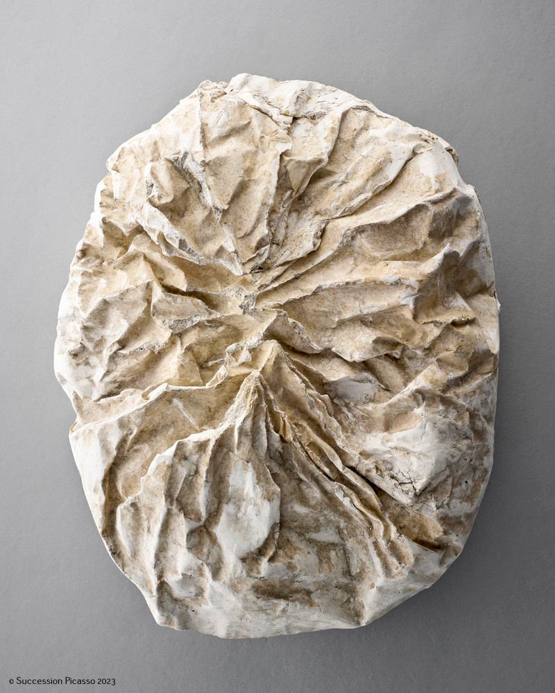 Empreinte de papier froissé