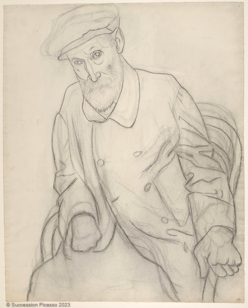 Portrait d'Auguste Renoir, d'après une photographie