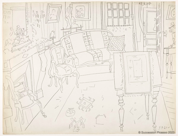 Le Salon de la maison de Fontainebleau