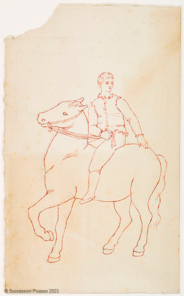 Acrobate à cheval